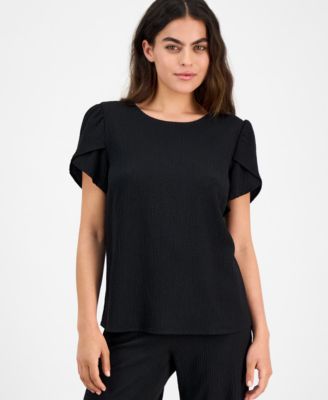 AK Anne Klein - Women's Tulip-Sleeve Blouse