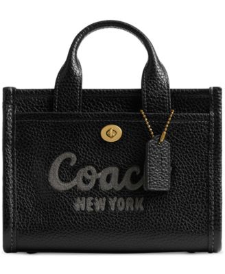 COACH - Mini Leather Cargo Tote Bag 20