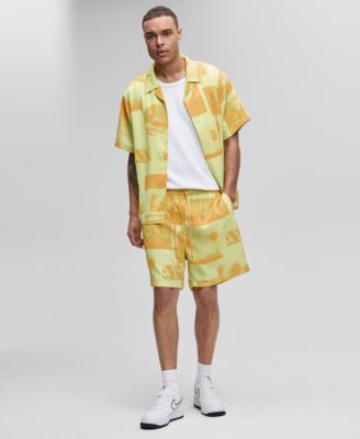 Mode of One - Men's Photo-Real Collage Pull-On Shorts