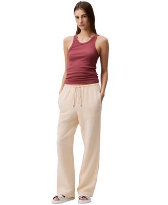 Calvin Klein Jeans - Women's Double Gauze Pull-On Pants