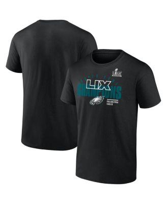 Fanatics - Men's Black Philadelphia Eagles Super Bowl LIX Champions Big Tall Iconic Victory T-Shirt