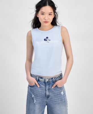 Disney - Juniors' Mickey Mouse Country Club Tank Top