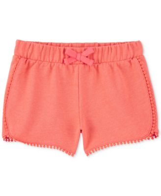 Carter's - Toddler Girls Pom-Pom Dolphin Shorts