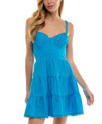 City Studios - Juniors' Poplin Mini Dress