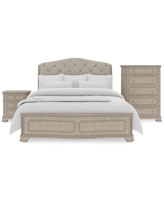 Furniture - Kensington 3-Pc. King Set (Bed, Chest & 3-Drawer Nightstand)