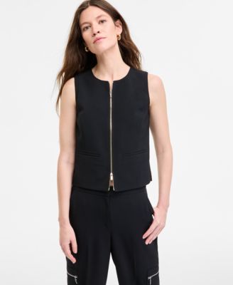 Bar III - Women's Zip-Front Vest, Exclusively at Macy's