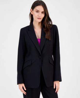 Tahari ASL - Peak-Lapel Button-Front Jacket, Regular & Petite Sizes