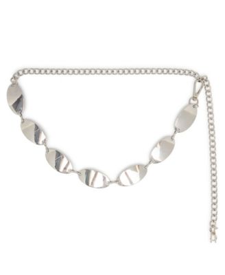 Steve Madden - Oval Plate Chain Belt