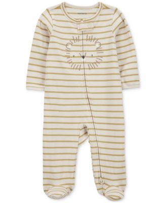 Carter's - Baby Boys Cotton Lion Striped Sleep & Play Pajamas