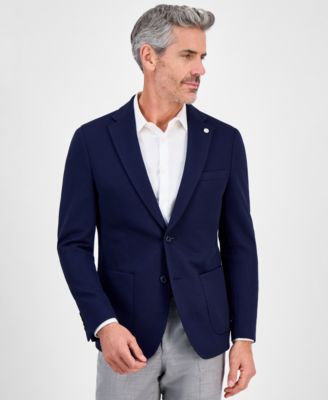 Tom Baine - Men's Slim-Fit Waffle Stretch Sport Coat