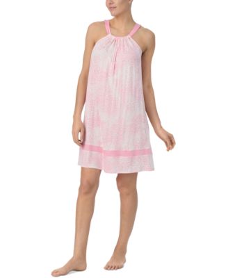 Ellen Tracy - Women's Printed Sleeveless Halter Chemise