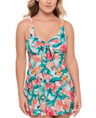 Swim Solutions - Women's Bow Front Swimdress