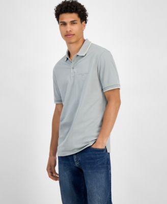A|X Armani Exchange - Men's Regular-Fit Tipped Polo Shirt