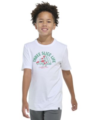 adidas - Big Boys Short-Sleeve Three Slice Life Graphic Cotton T-Shirt