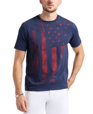 Buffalo David Bitton - Men's Talla Short Sleeve American Flag Graphic Crewneck T-Shirt