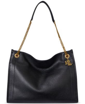 Lauren Ralph Lauren - Pebbled Leather Large Bradley Tote Bag