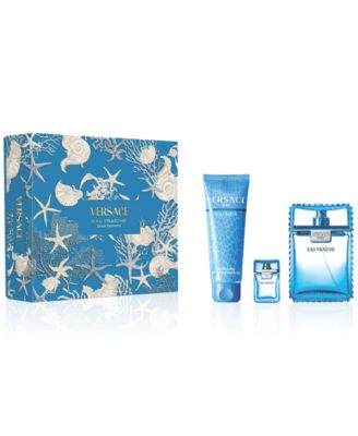 Versace - Men's 3-Pc. Man Eau Fra&icirc;che Eau de Toilette Gift Set