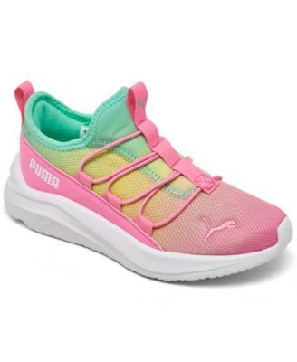 Puma - Little Kids' Softride One4All Slip-On Fade Casual Sneakers from Finish Line