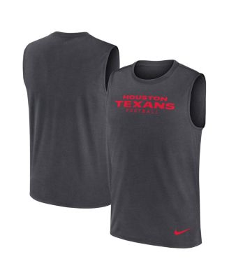 Nike - Men's Gray Houston Texans Legend Performance Muscle Tank Top