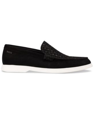 Hugo Boss - Men's Sienne Embossed Monogram Loafer