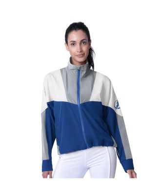 MSX by Michael Strahan - Women's Blue/Gray Tampa Bay Lightning Tessa Full-Zip Jacket