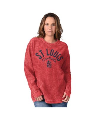 G-III 4Her by Carl Banks - Women's Red St. Louis Cardinals Comfy Cord Pullover Sweatshirt