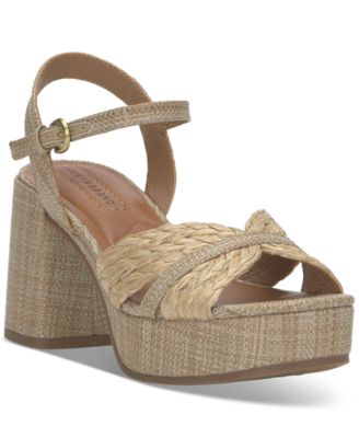 Lucky Brand - Women's Marrika Block-Heel Platform Dress Sandals