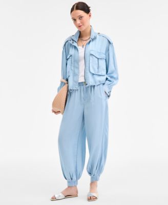 On 34th - Women's Chambray Balloon Pants