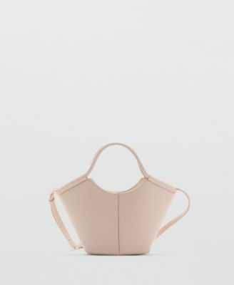 MANGO - Women's Mini Shopper-Style Shoulder Bag