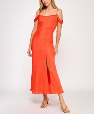 BCX - Juniors' Off-The-Shoulder Bodycon Dress