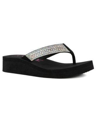 Sugar - Women's Brad Embellished Wedge Sandals