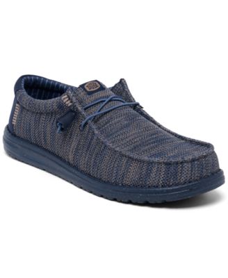 Hey Dude - Men's Wally Stretch Sox Slip-On Casual Moccasin Sneakers from Finish Line