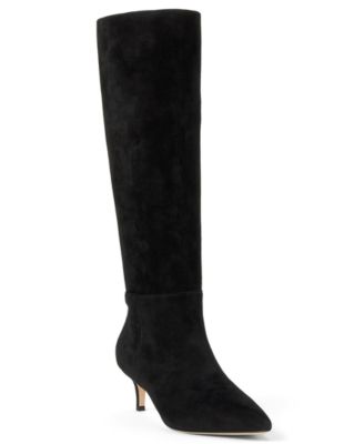 Lauren Ralph Lauren - Women's McKay Suede Kitten-Heel Tall Boots