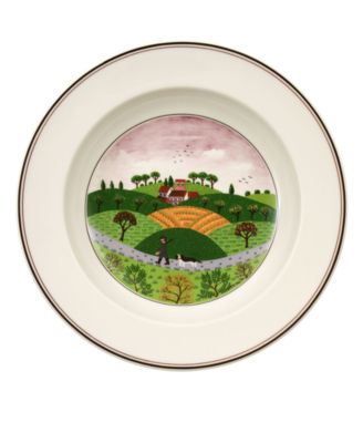 Villeroy & Boch - Design Naif Rim Soup Bowl Hunter & Dog