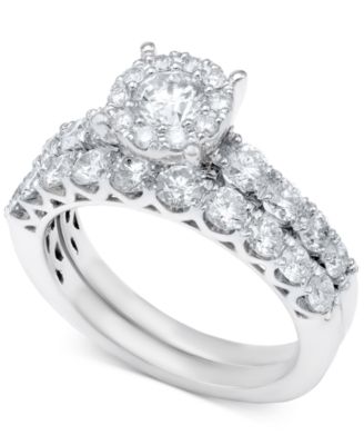 Macy's - Diamond Bridal Ring Set in 14k White Gold or Gold (2 ct. t.w.)