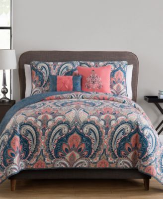 VCNY Home - Casa Re`al Reversible 4-Pc. Twin XL Quilt Set