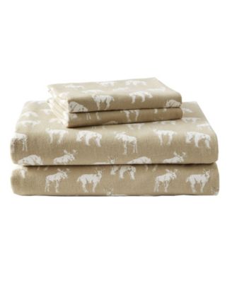 Eddie Bauer - Queen Flannel Sheet Set