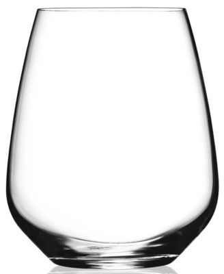 Luigi Bormioli - Glassware, Set of 4 Crescendo Stemless Wine Glasses