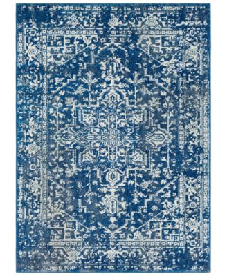 Livabliss - Harput HAP-1022 Dark Blue 7'10" x 10'3" Area Rug