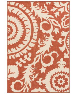 Livabliss - Alfresco ALF-9613 Rust 2'3" x 4'6" Area Rug