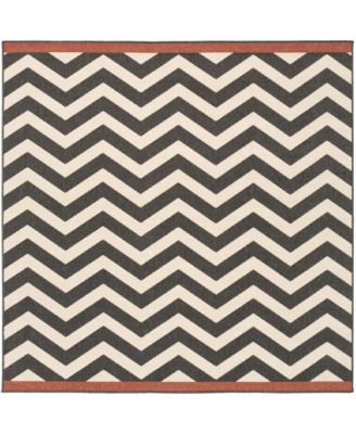 Livabliss - Alfresco ALF-9646 Black 8'9" Square Area Rug