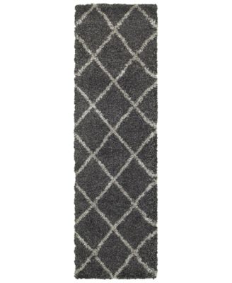 Oriental Weavers - Henderson Shag 090 2'3" x 7'6" Runner Area Rug
