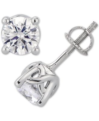 GIA Certified Diamonds - Certified Diamond Stud Earrings (1-1/2 ct. t.w.) Stud Earrings in 14k Gold