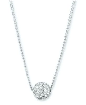 Givenchy - Necklace, Rose Gold-Tone Crystal Fireball Pendant Necklace