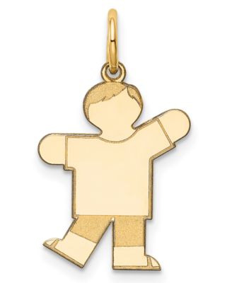Macy's - Boy Charm Pendant in 14k Gold