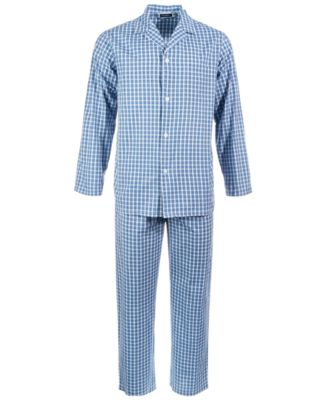 Club Room - Men's 2-Pc. Solid Oxford Pajama Set