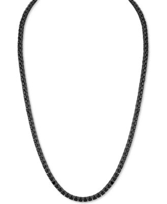 Esquire Men's Jewelry - Cubic Zirconia 22" Tennis Necklace (Also in Black Spinel)