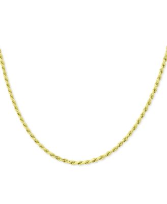 Giani Bernini - Rope Link 24" Chain Necklace in 18k Gold-Plated Sterling Silver