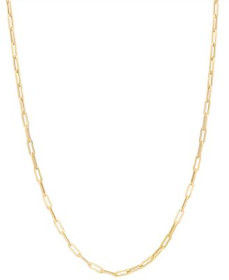 Macy's - Paperclip Link 20" Chain Necklace in 14k Gold