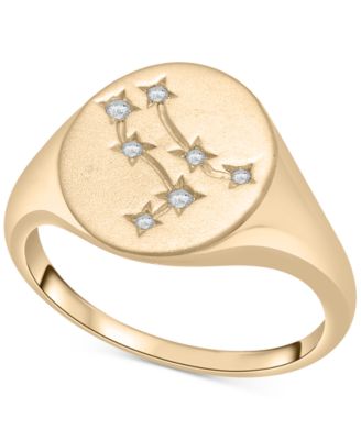 Wrapped - Diamond Gemini Constellation Ring (1/20 ct. t.w.) in 10k Gold